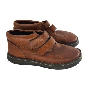 Lobo Solo Shoes Men Size‎ 9 Brown Leather Hook and Eye Comfort